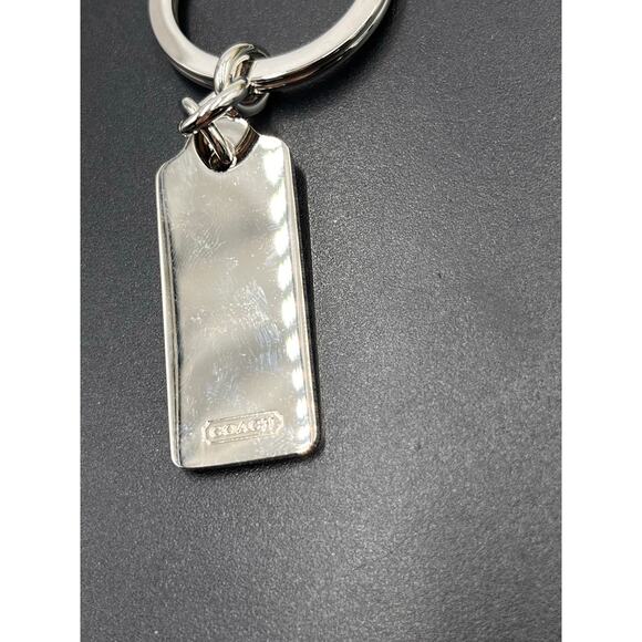 COACH LOZ Pave Lanyard Diamond Pink Enamel Keychain FOB
Purse Charm Tag New - Picture 7 of 8